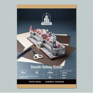 Dunedin Railway Station Paper Model
